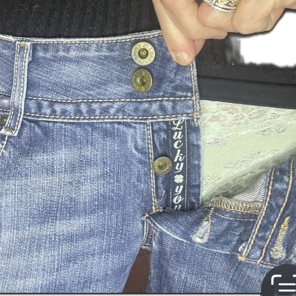 Lucky Brand Kane lil Maggie jeans Sz 4 - Picture 12 of 16